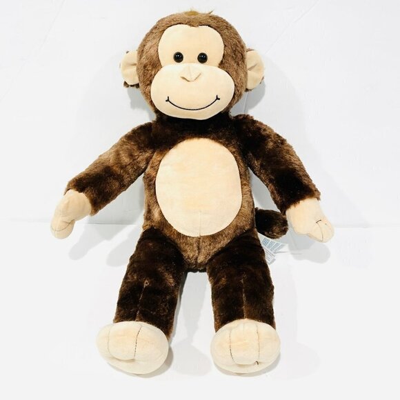 Build-A-Bear Marvelous Monkey Tan Nose 18” Bean Bag Feet Plush RETIRED - Picture 1 of 5